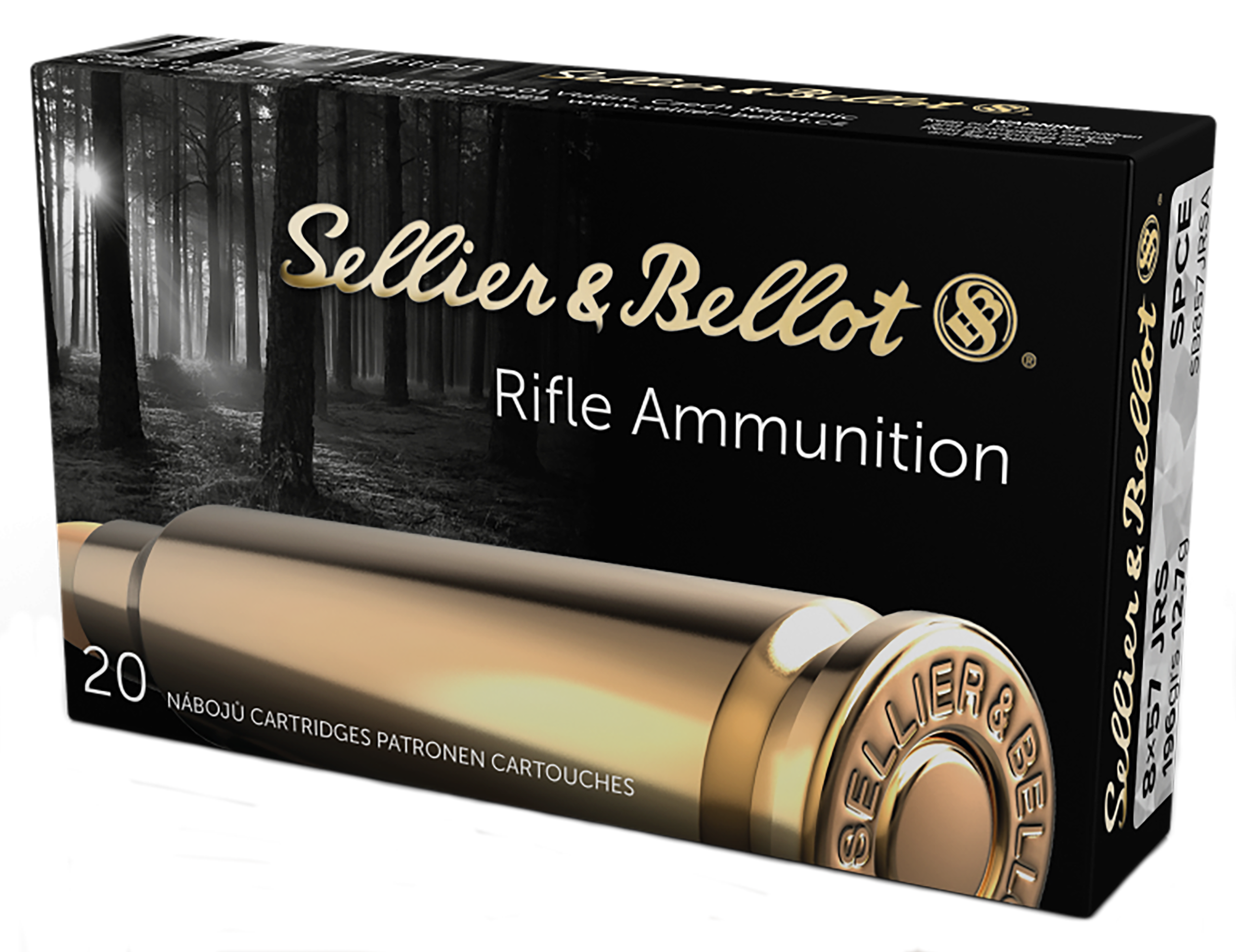 Sellier & Bellot Rifle 8x57 JRS 196 Gr Soft Point Cut Through Edge (Box)