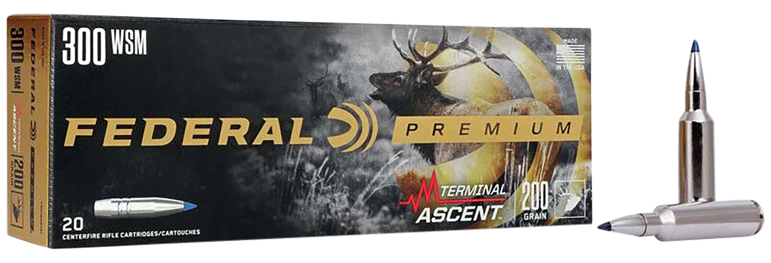 Federal Premium 300 WSM 200 Gr Terminal Ascent (Box)