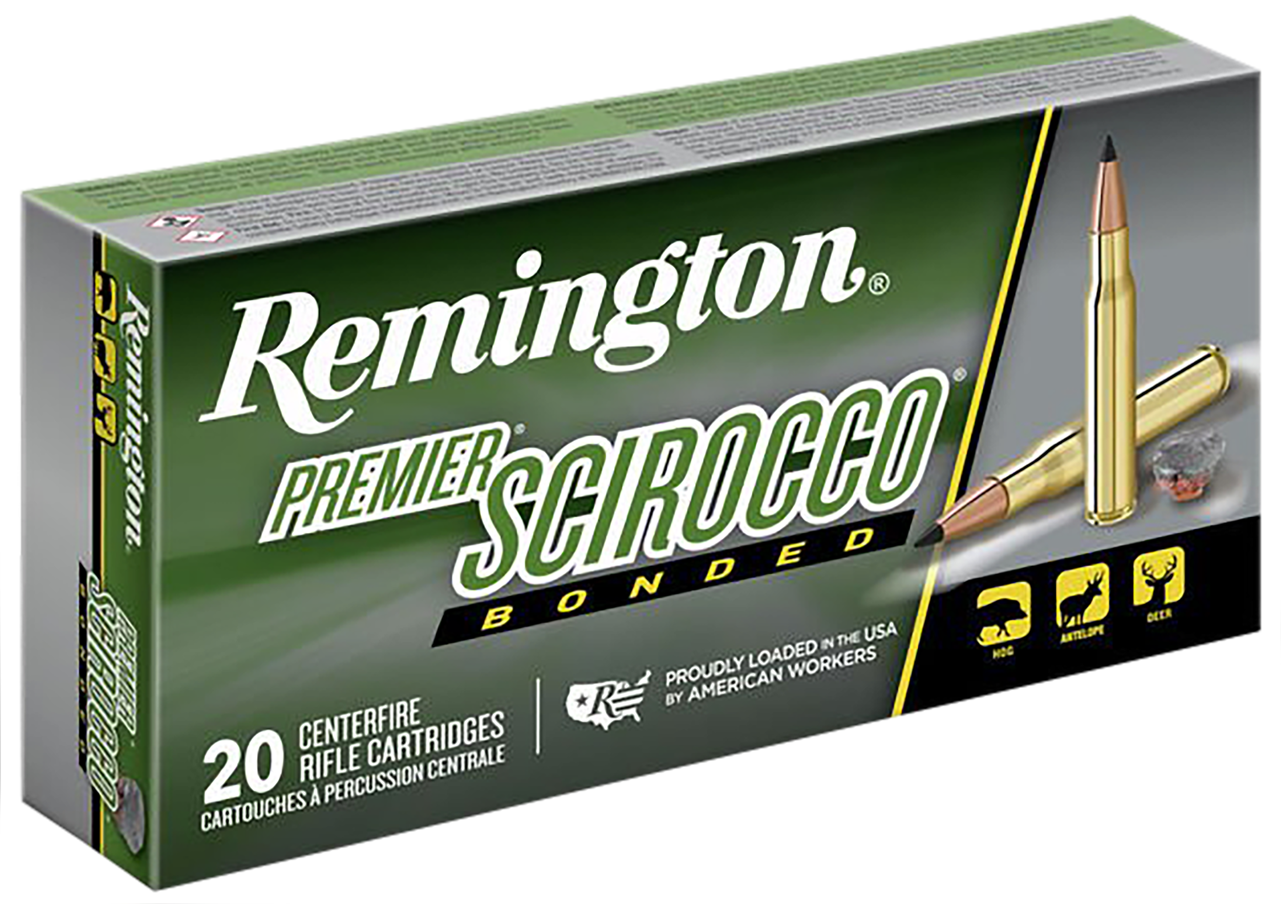 Remington Premier 300 WSM 180 Gr Swift Scirocco Bonded (Box)
