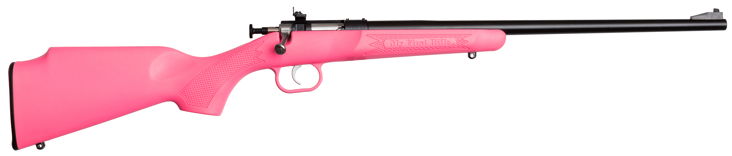 Crickett Single Shot Bolt 22 LR 16.12 Synthetic Pink/Blued