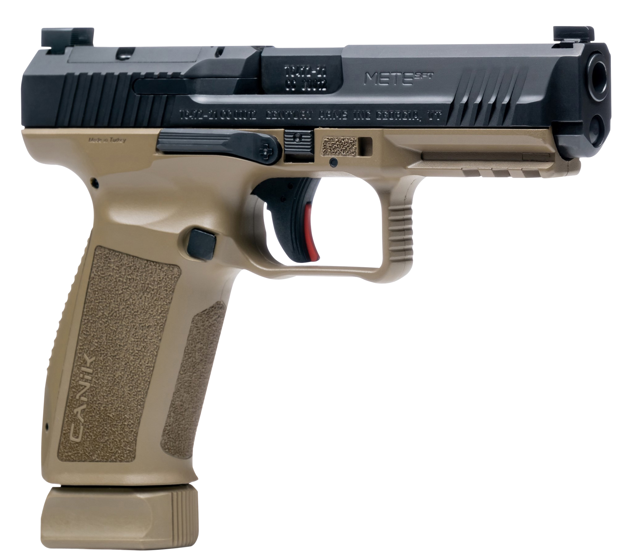 Canik METE SFT 9mm 4.46" 20+1 - Includes 2 Mags Speed Loader Holster (Polymer FDE)