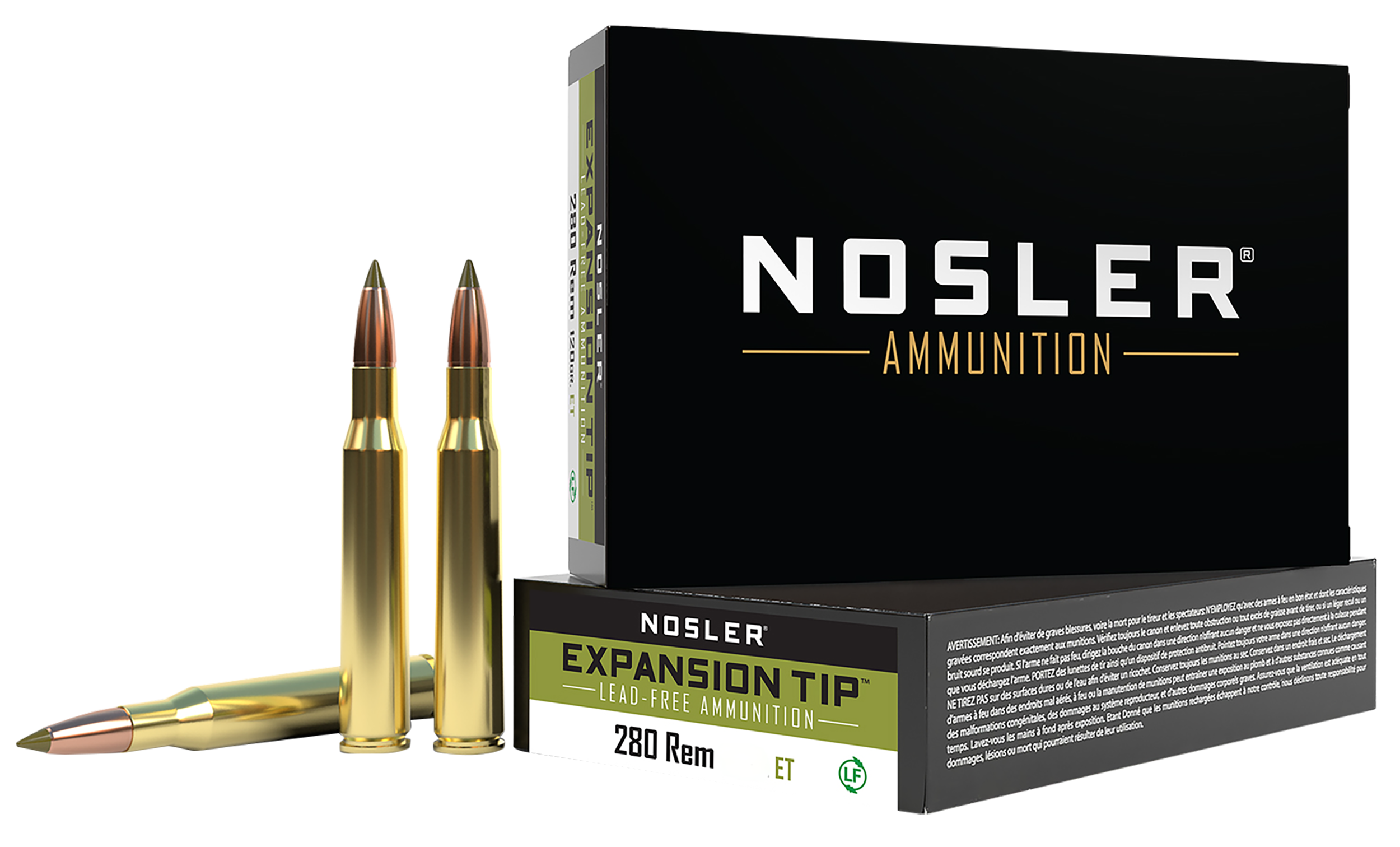 Nosler E-tip 280 Rem 140 Gr E-Tip Lead-Free (Box)