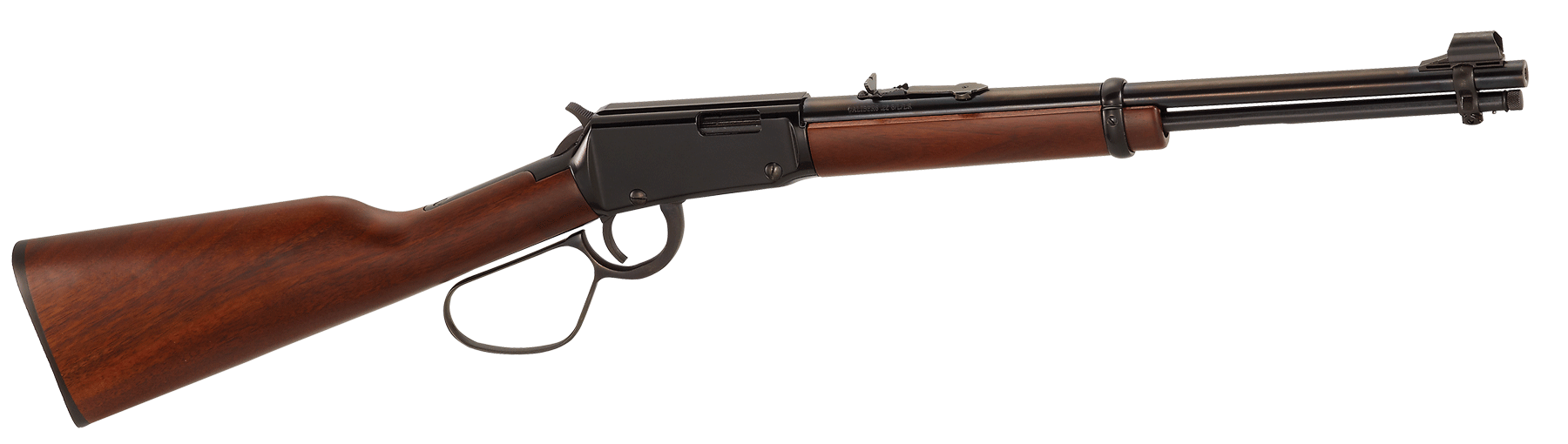 Henry Lever Carbine Lever 22 S/L/LR 16.125" 12LR/17S Walnut/Blued