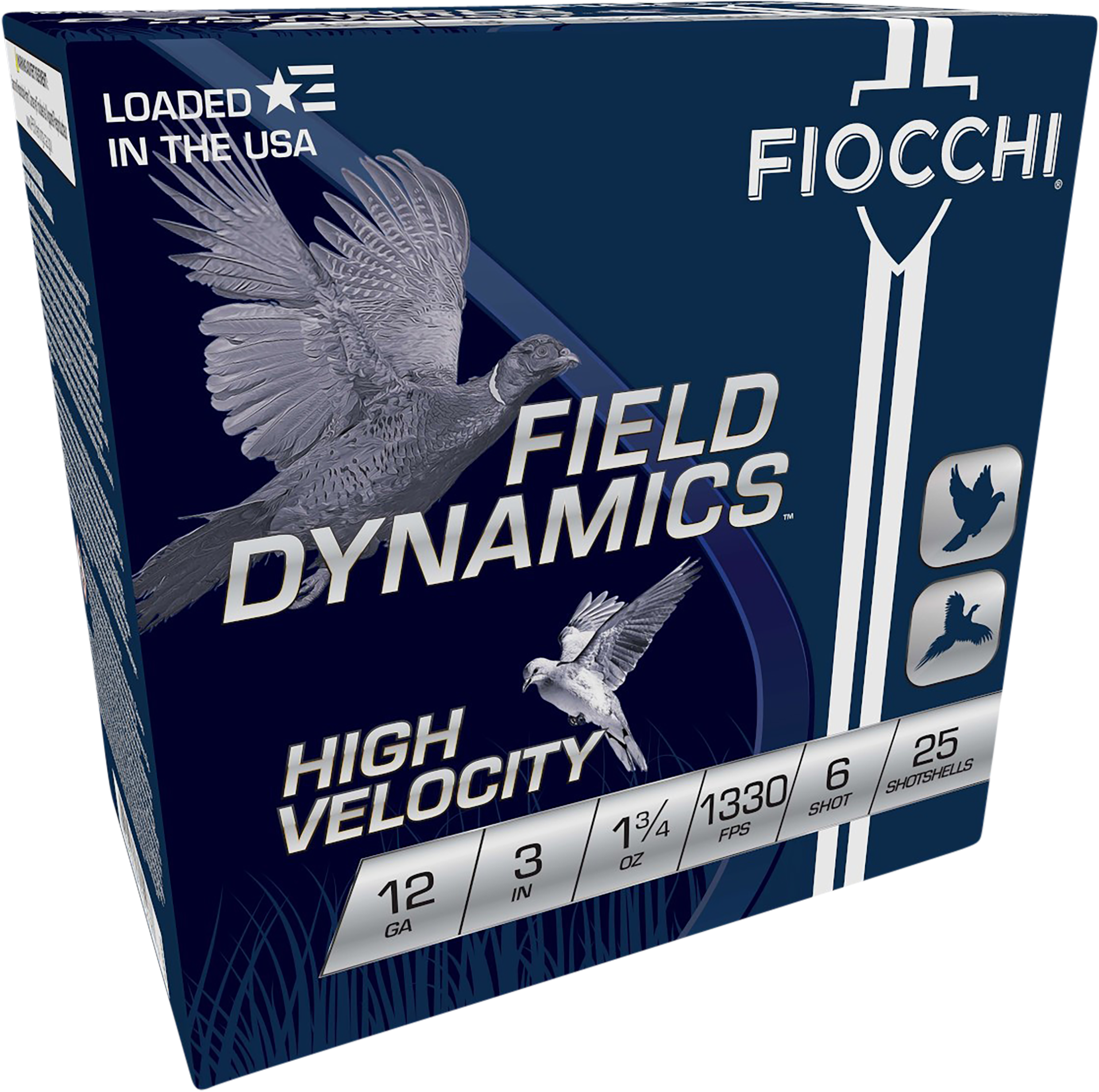 FIOCCHI HV LEAD AMO 12GA 3 IN 1 3/4 OZ  #6 1330FPS 25-RD ( 10 BOXES PER CASE )