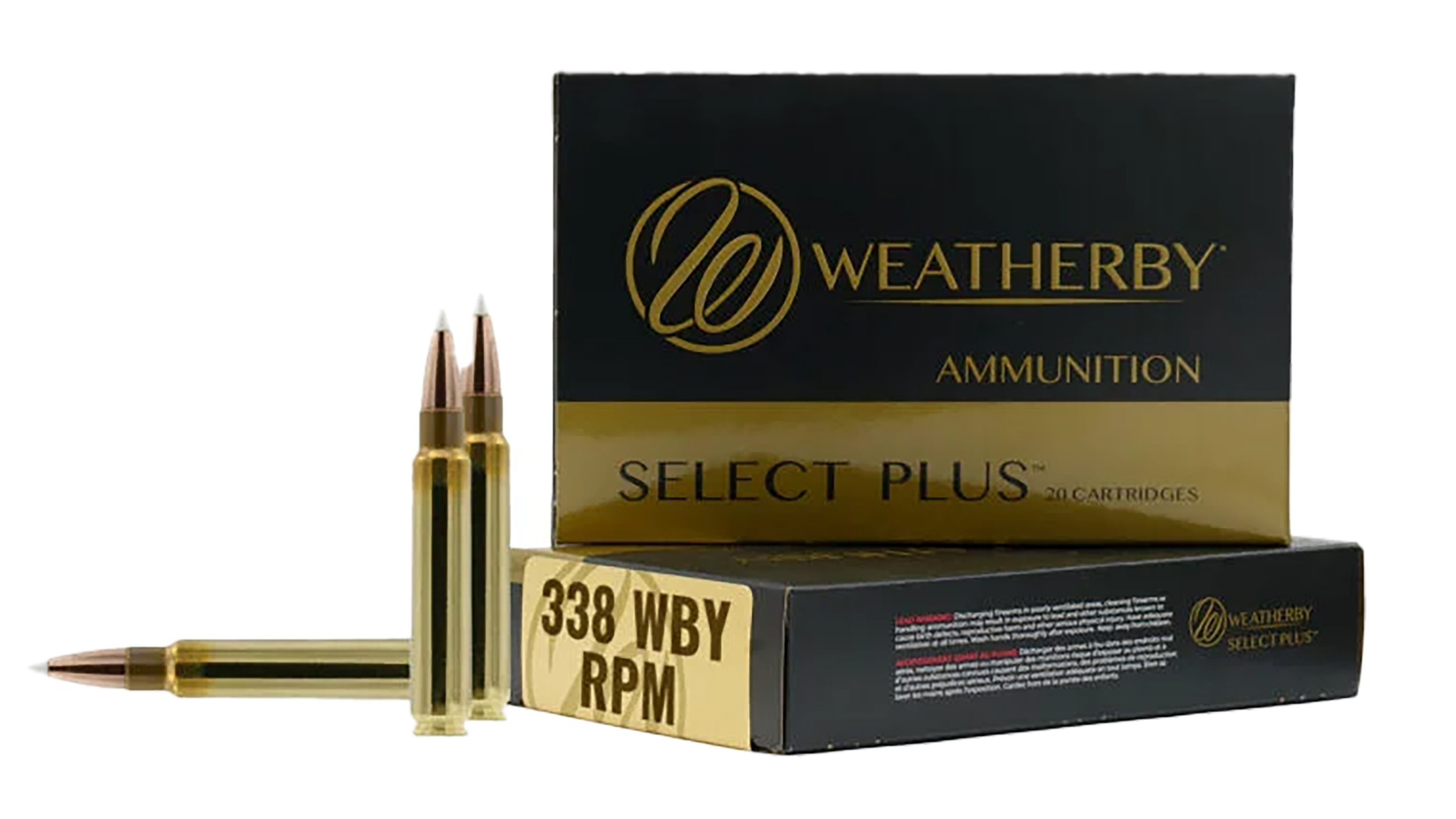 Weatherby Select Plus 338 WBY RPM 185 Gr TTSX BT 20 Rounds (Box)