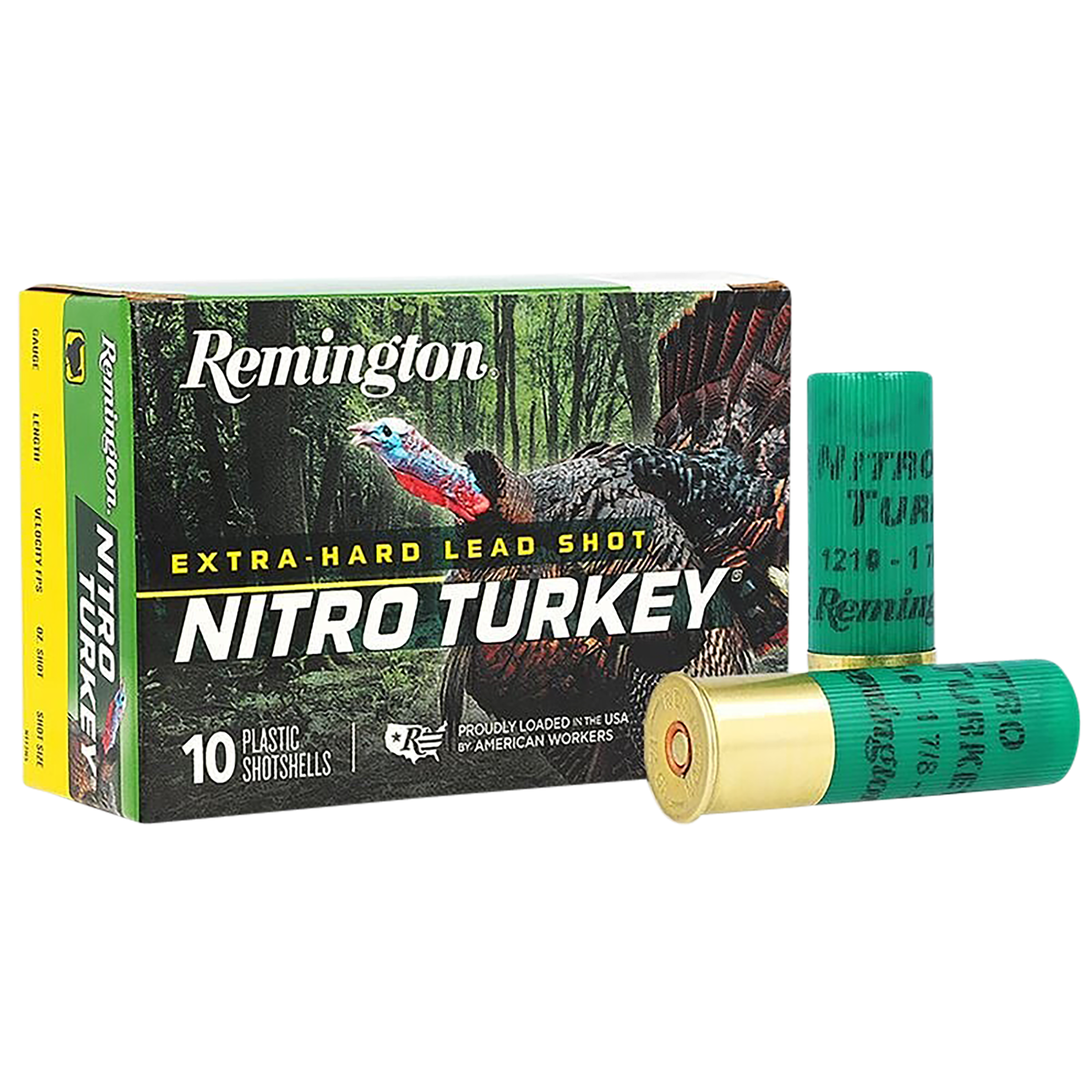 Nitro Turkey Ammo 12 Gauge 3-1/2'''' 2 Oz #4 Shot - 12 Gauge 3-1/2'''' 2 Oz #4 Shot 10/Box