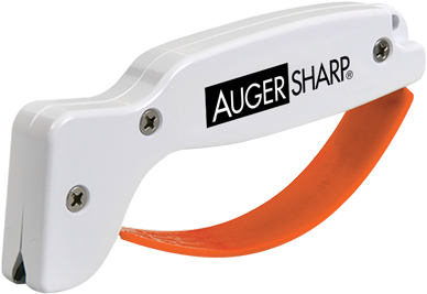 AccuSharp AugerSharp Tungsten Carbide Sharpener (White/Orange)