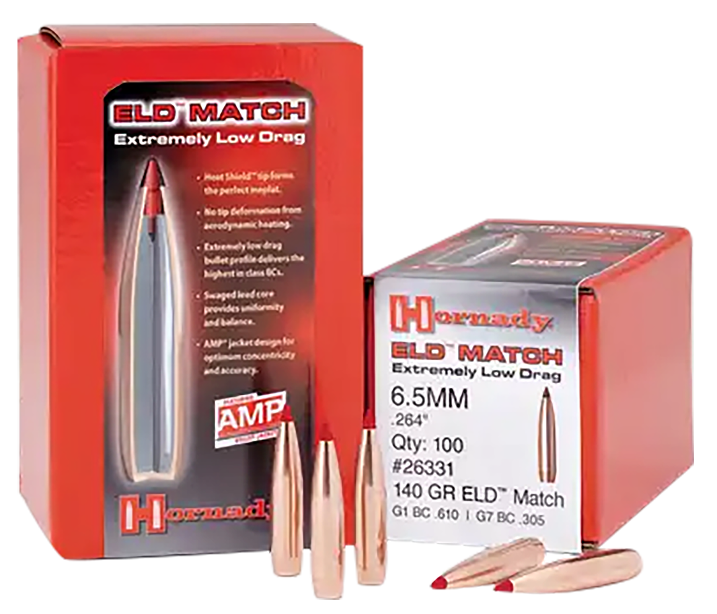 Hornady ELD Match 338 Caliber 285 Gr Extremely Low Drag-Match