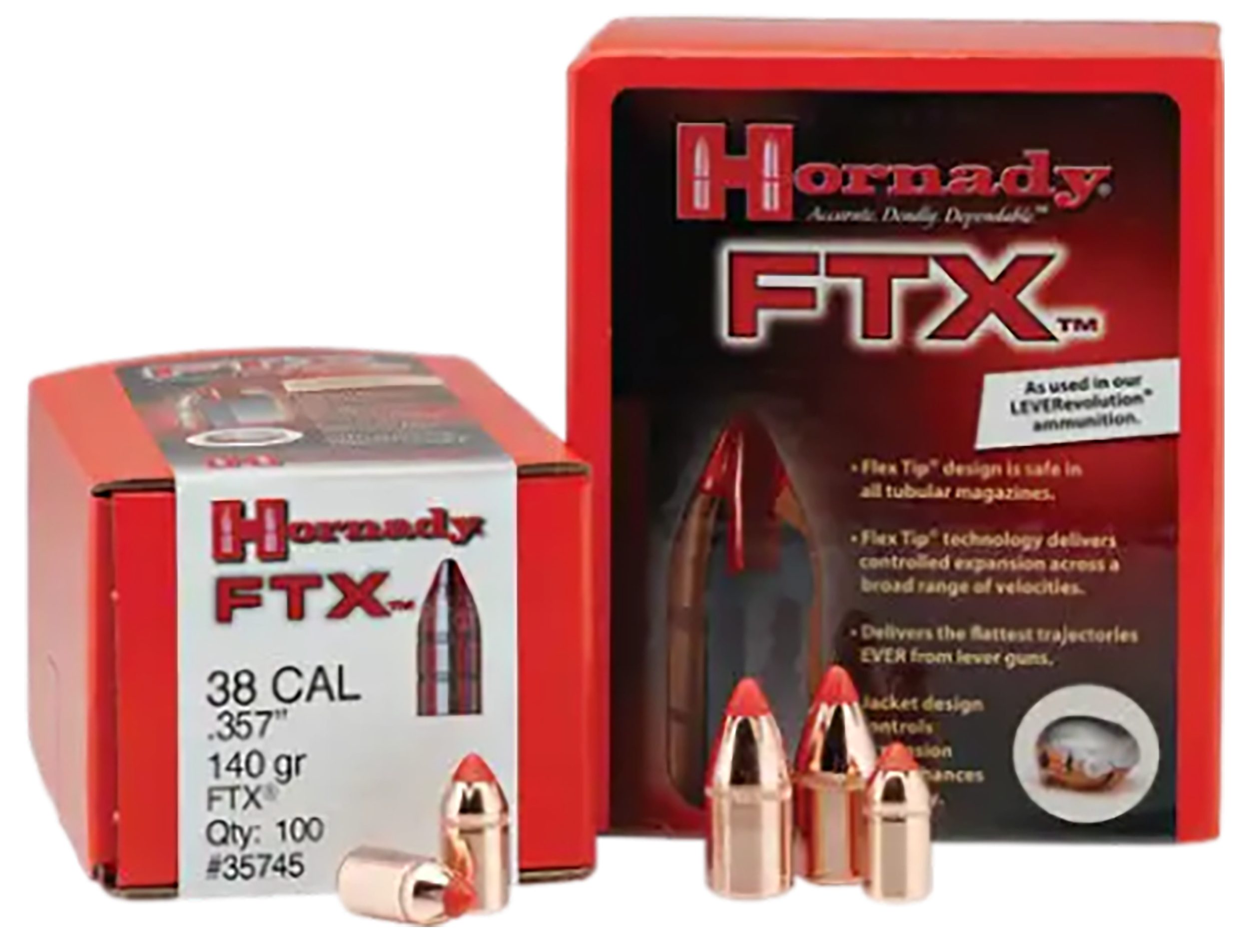 Hornady FTX 30 Caliber 160 Gr Flex Tip eXpanding