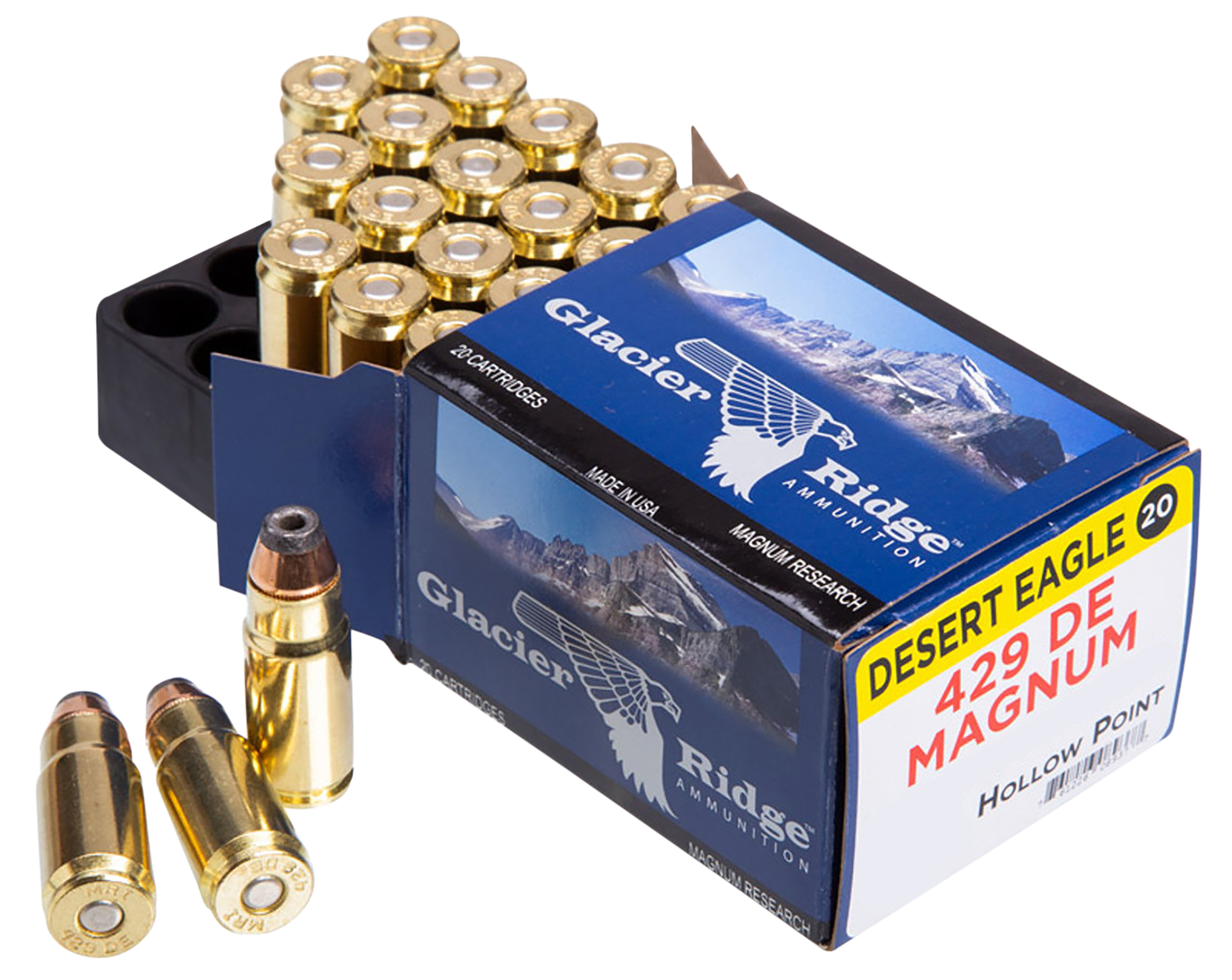 Magnum Research Desert Eagle 429 DE 240 Gr JHP 20 Rounds (Box)