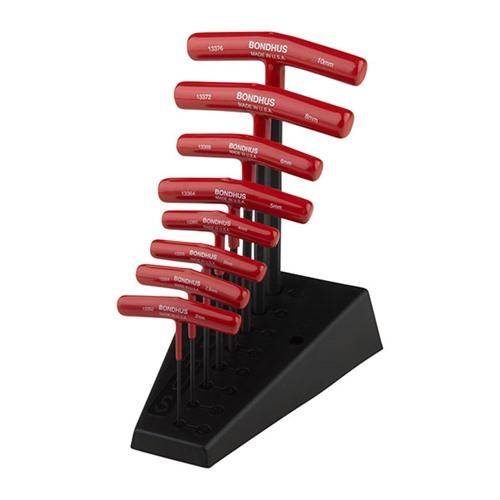 Bondhus BOND Metric Hex T-Handle Tool Set 8-Piece Kit