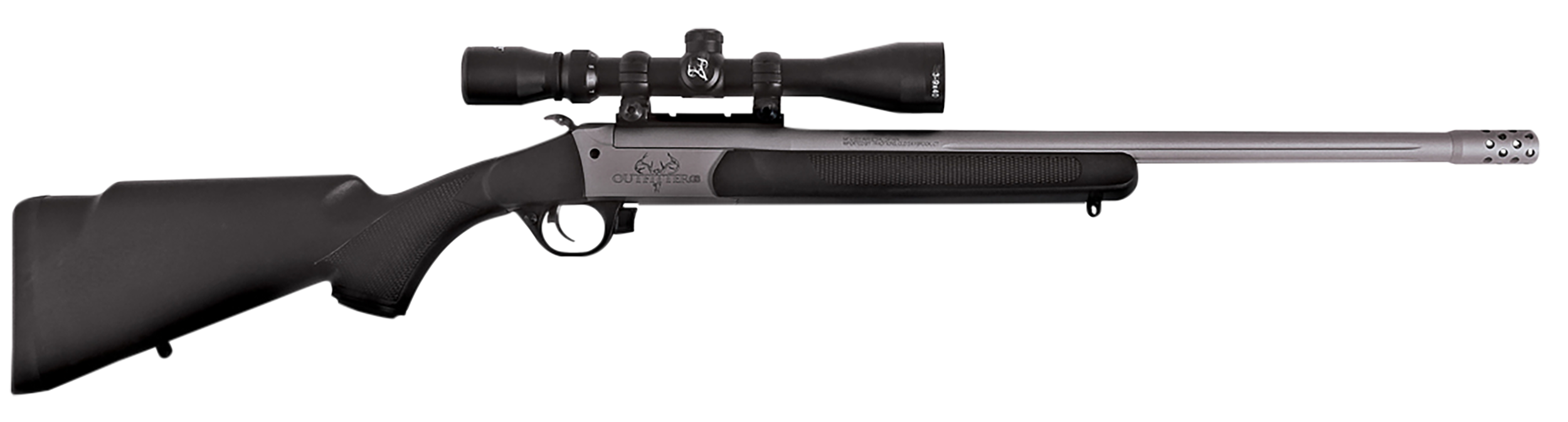 Traditions - CR5-361130T - Outfitter G3 360 Buckhammer 22 Break Open 1rd Tungsten Black Rifle