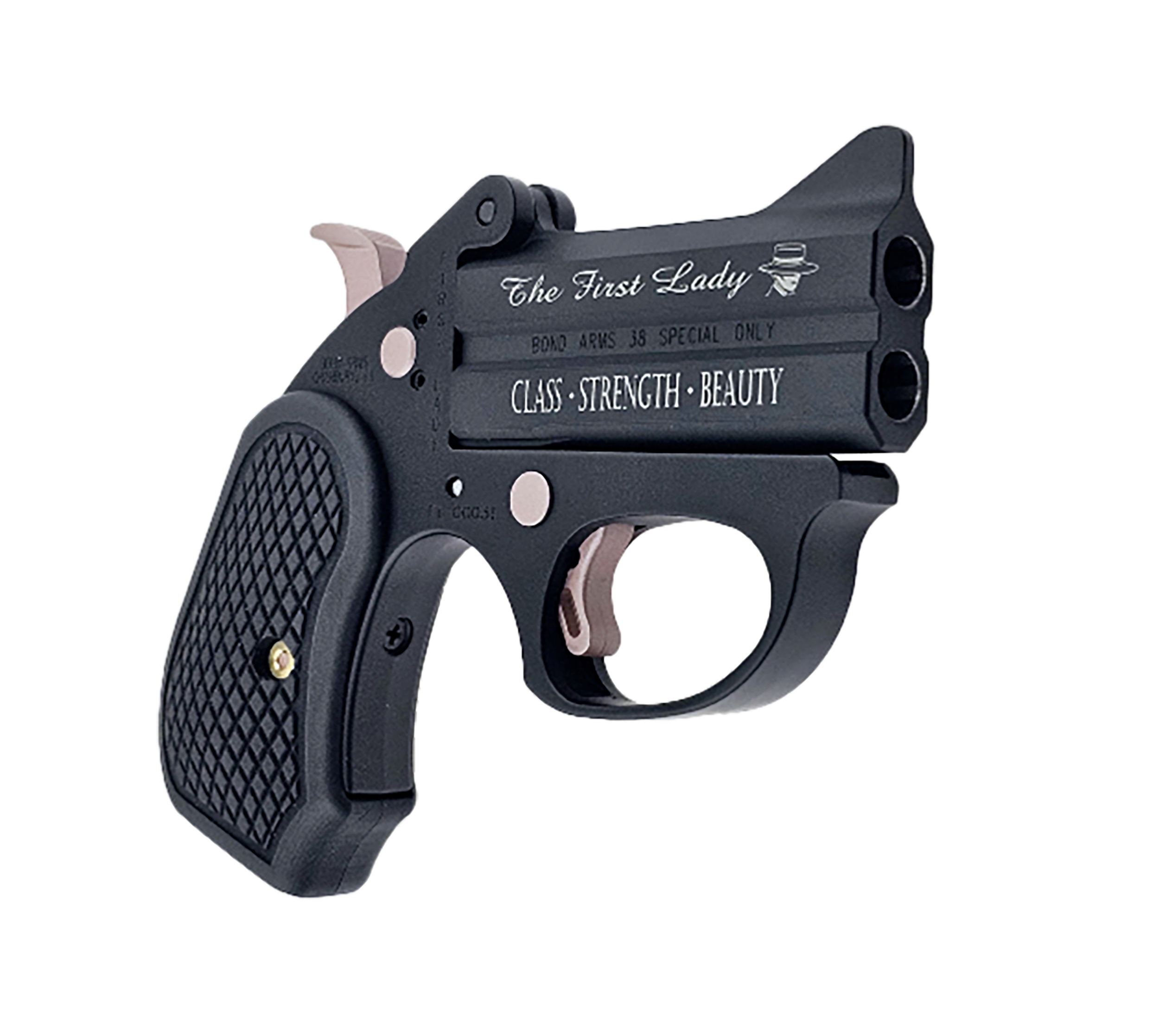 Bond Arms(R) - BAFL-BP-38SPL - The First Lady 38 Special 2 Shot 3" Break Open Black Pistol