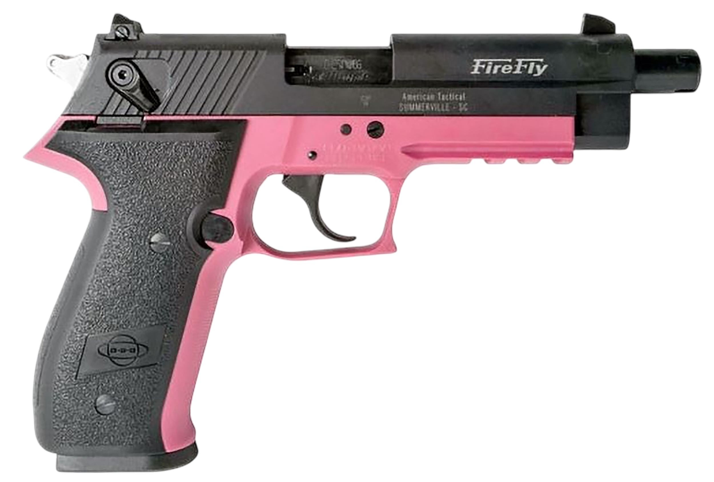 German Sport Guns FireFly .22 LR Pistol - 13+1 4.90" Threaded Barrel Pink Frame