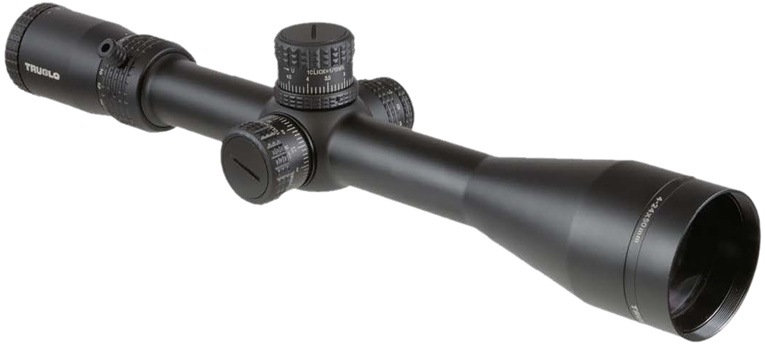 Truglo TX6 3-18x50mm Milliradian Reticle 30mm Tube FFP Black Finish Illuminated TG8531TF