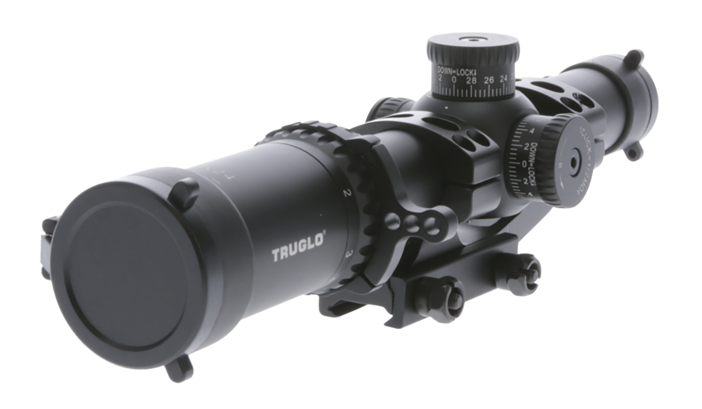 Truglo Omnia Tactical 1-8x24mm APTR Reticle 30mm Tube Black  Illuminated TG8518TLR