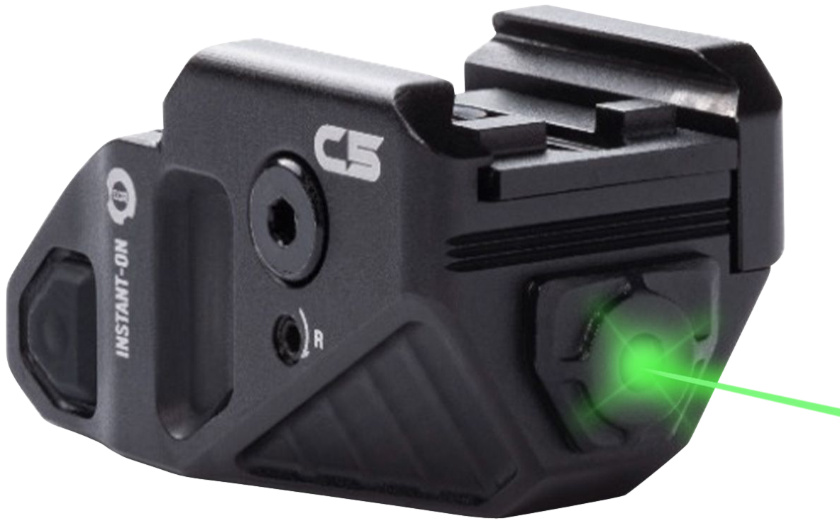 Viridian C5 Black Green Laser Adjustable Rail Mount
