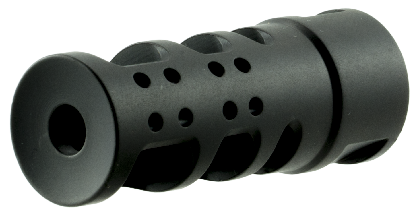 Spikes SBV1065 R2  5.56x45mm NATO Muzzle Brake 1/2-28 tpi Black Nitride 416 Stainless Steel