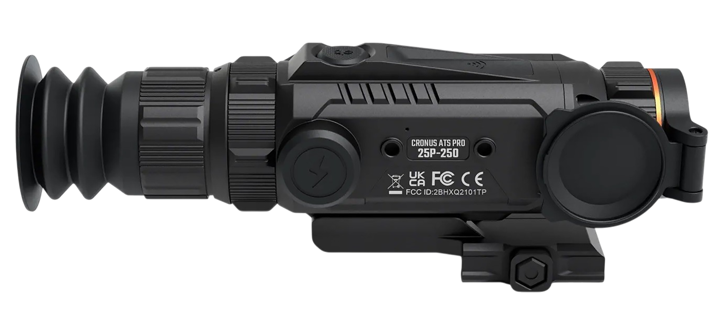 Cronus Ats Pro 25p-250 3.6-14.4x Thermal Rifle Scope - Cronus Ats Pro 25p-250 3.6-14.4x Mag 256x192 Picatinny Blk