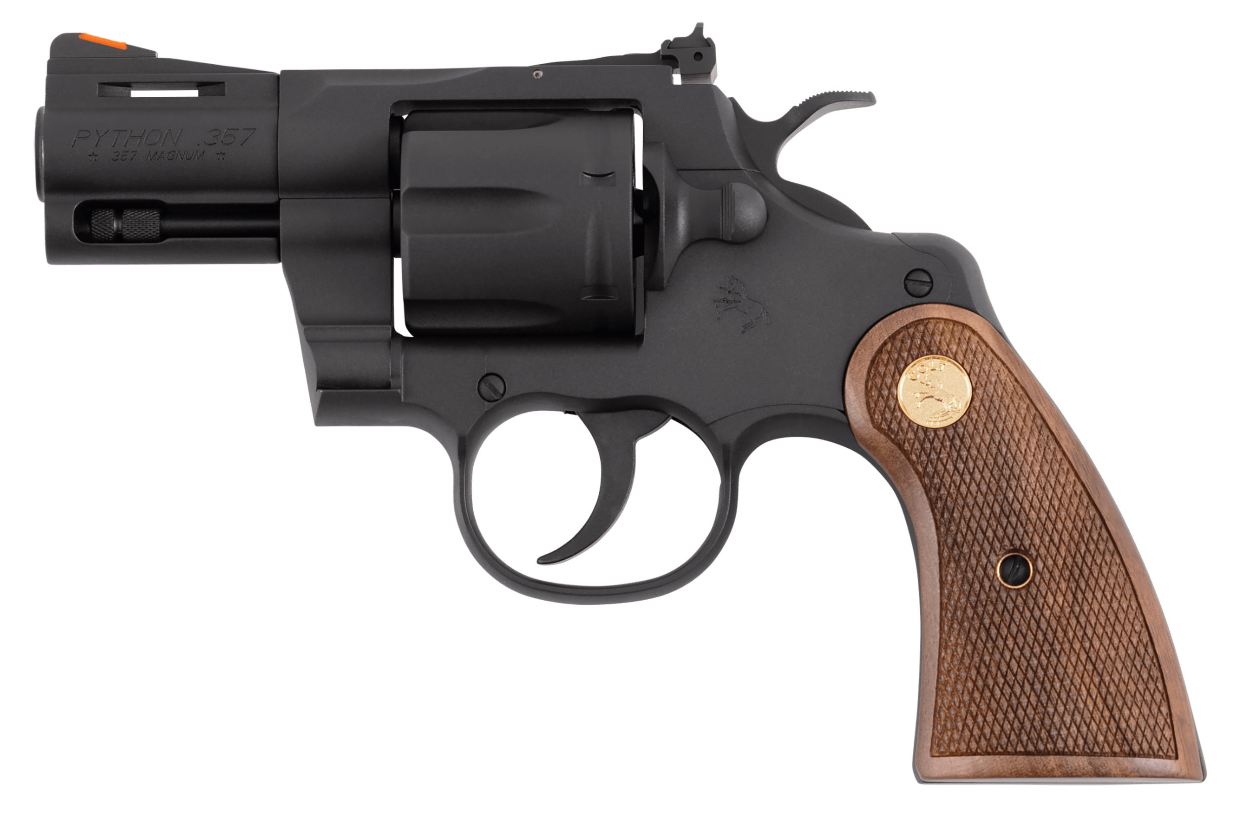 Colt(R) - PYTHONBM2WTS - Python 357 Mag 6 Shot 2.5" Double Matte Blued Revolver