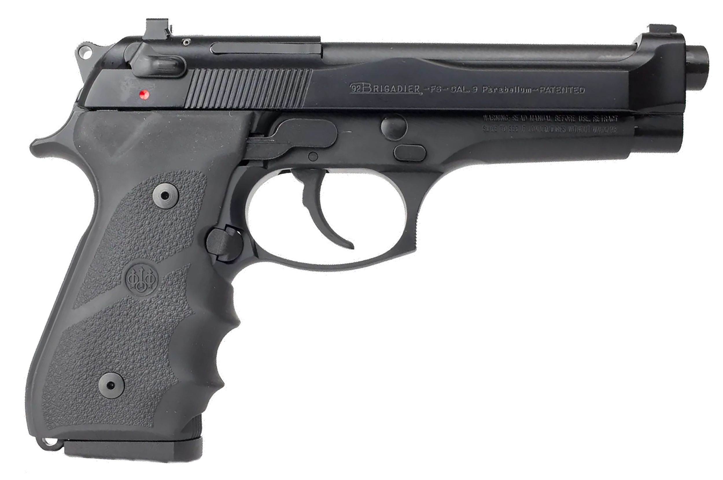 Beretta(R) - J92F700 - 92FS Brigadier 9mm Luger 4.9" Semi Auto 10+1 Black Pistol