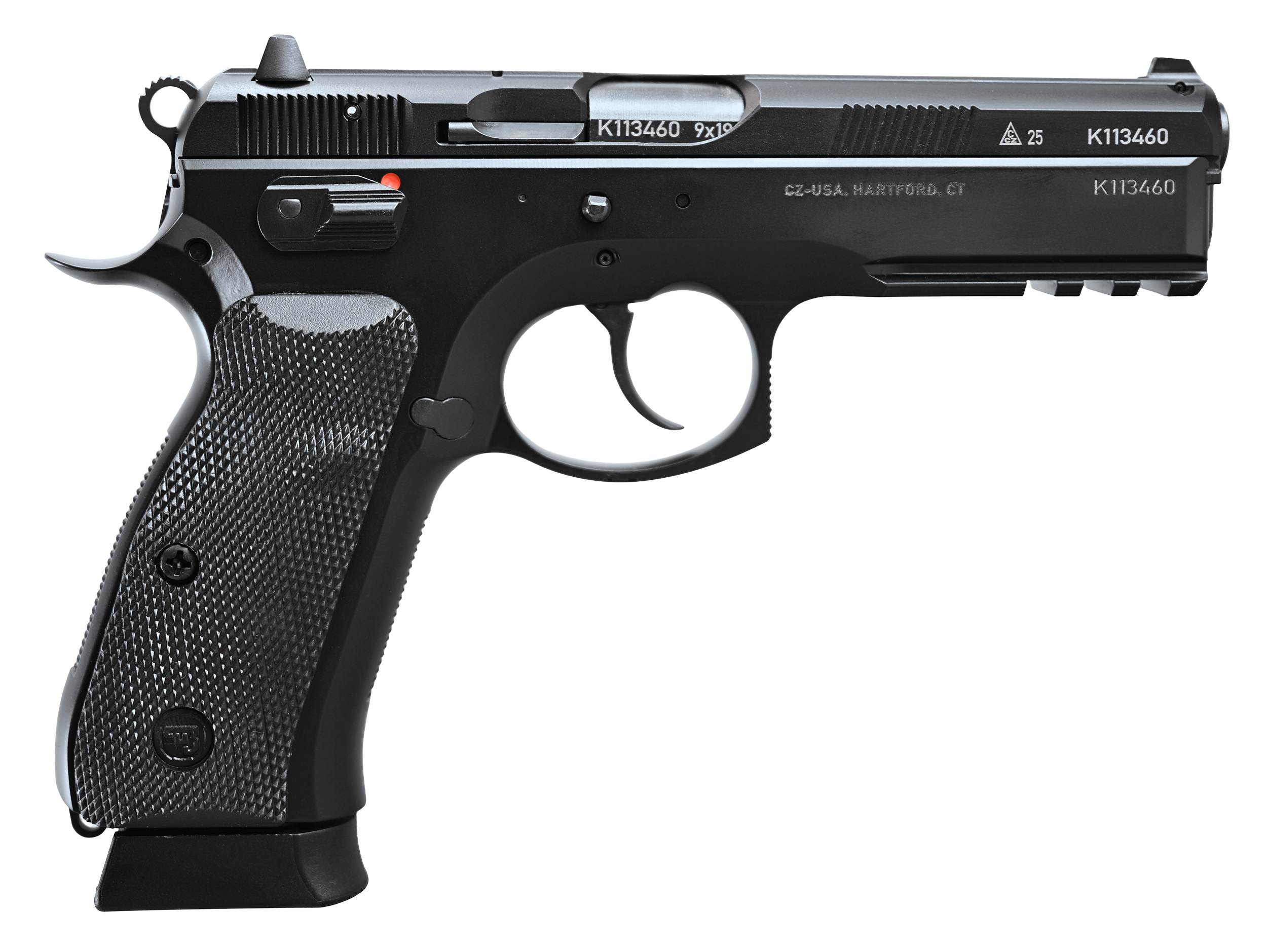 CZ-75 SP-01 50th Anniversary Elite 9mm 19+1 4.6" (Black)