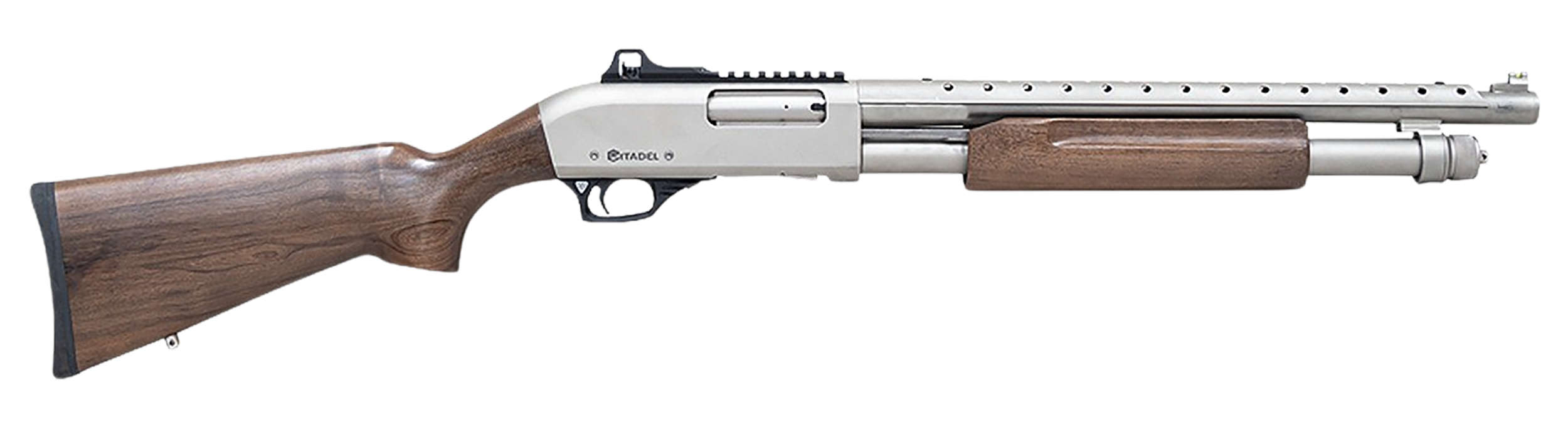 Citadel(R) - FRMN2020NKL - Mariner 20 Gauge 18.50" Pump 4+1 Nickel/Black Shotgun
