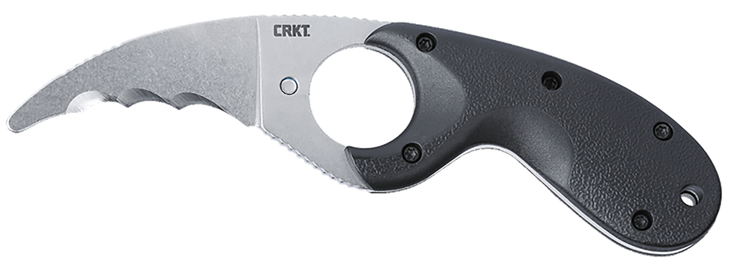 CRKT Bear Claw Orange Handle Veff Serrated Knife