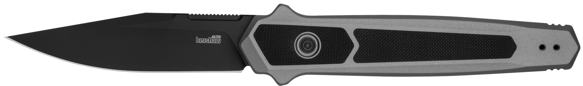 Kershaw Launch 17 Auto/Folding Knife Clip Point, Gray - Smooth Action for Easy Use - 7951