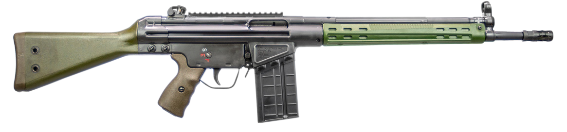 PTR 113 GIR Reconditioned 308 Win 16" Black Parkerized Green Stock