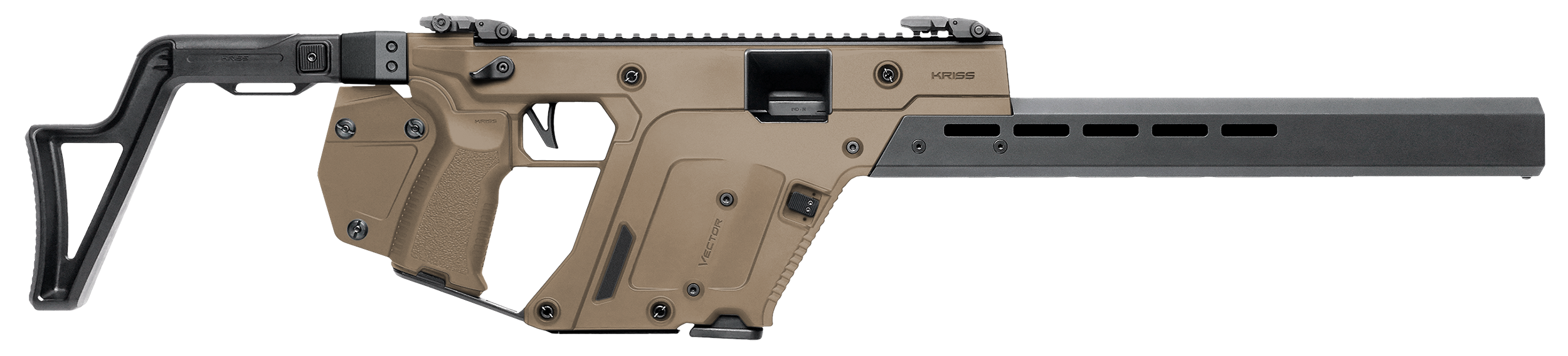 KRISS USA - KV10-3CFD03 - Vector CRB G3 10mm Auto 16 Semi Auto 10+1 Flat Dark Earth Rifle