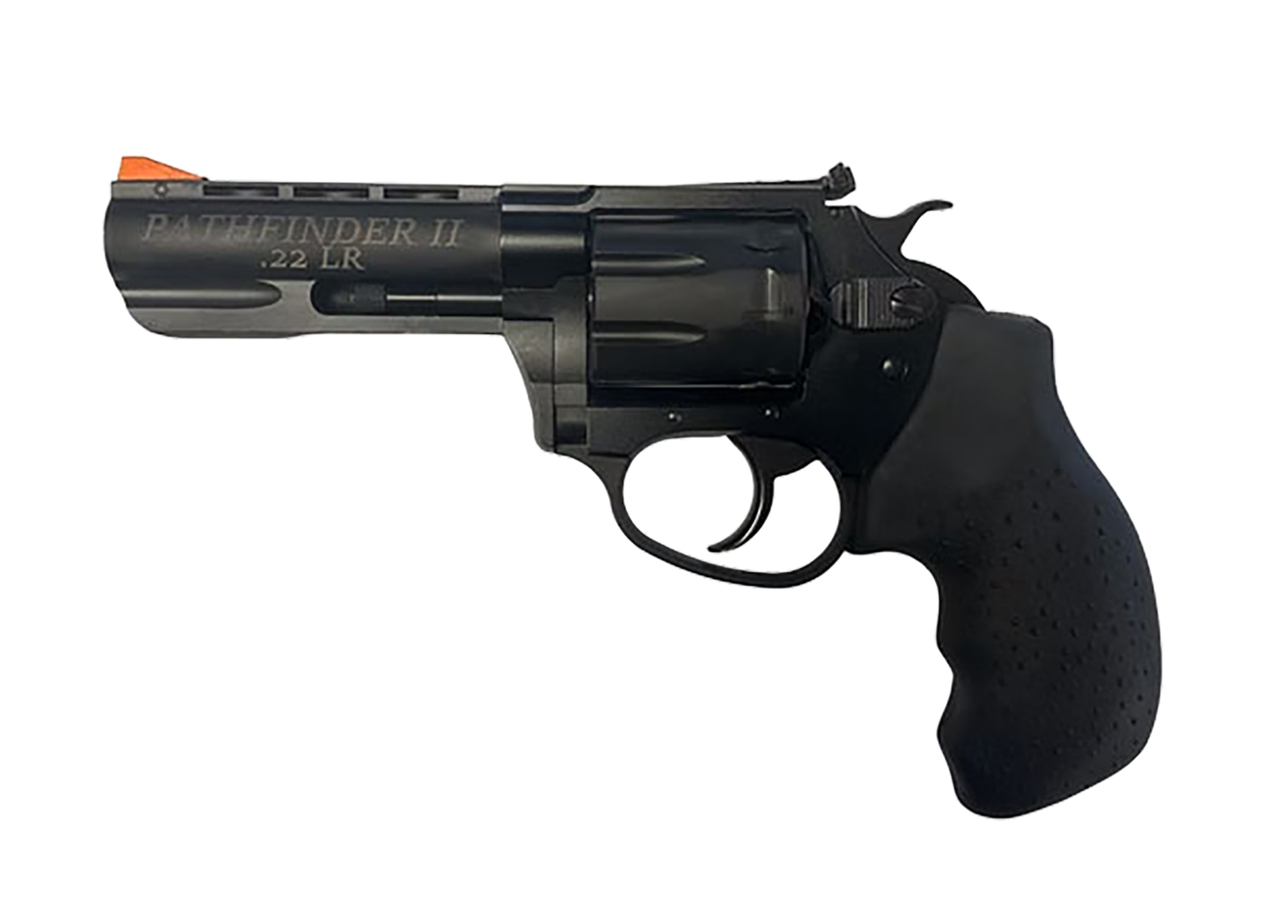 Charter Arms 12335 Pathfinder II Small Frame 22 Mag 8 Shot 3.50 Black Passivate Steel Barrel & Cylinder, Black Passivate Aluminum Frame, Black Rubber Grip, Exposed Hammer