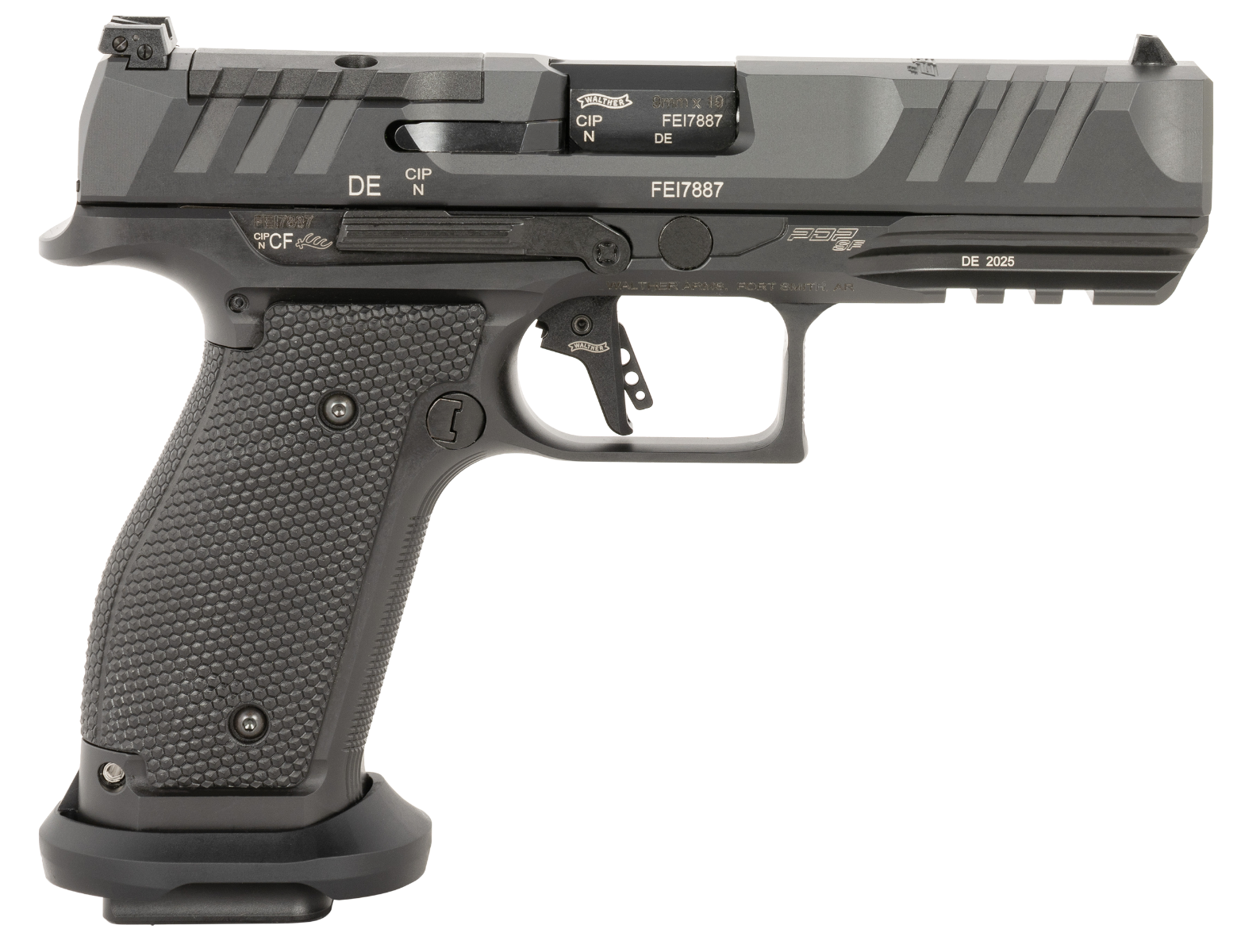 Walther Arms(R) - 2897008 - PDP Steel Frame Pro 9mm Luger 20+1 4.5" Semi-Auto Black Pistol