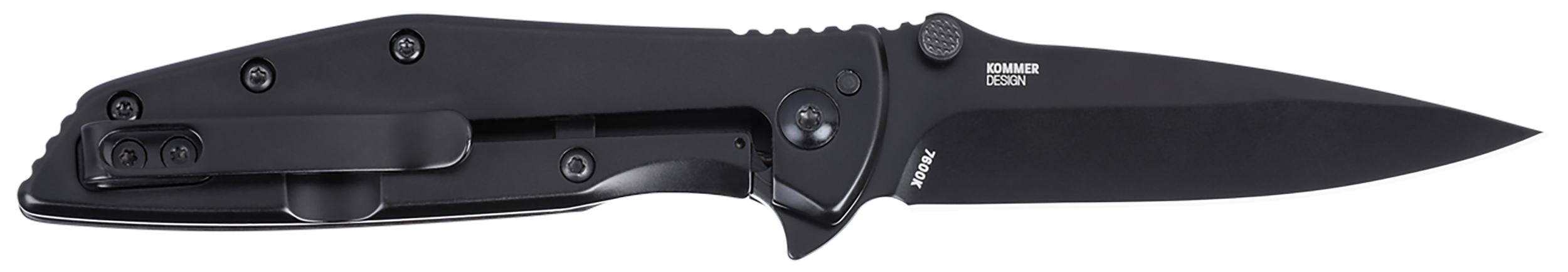 CRKT - 7600K - SLAG EDC 2.95 Folding Plain Black Knife
