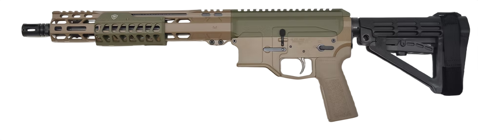 Bilson Arms - PAFCSFG20R1 - BA-15FCP 223 Wylde Semi Auto 20+1 FDE Sniper Green Pistol
