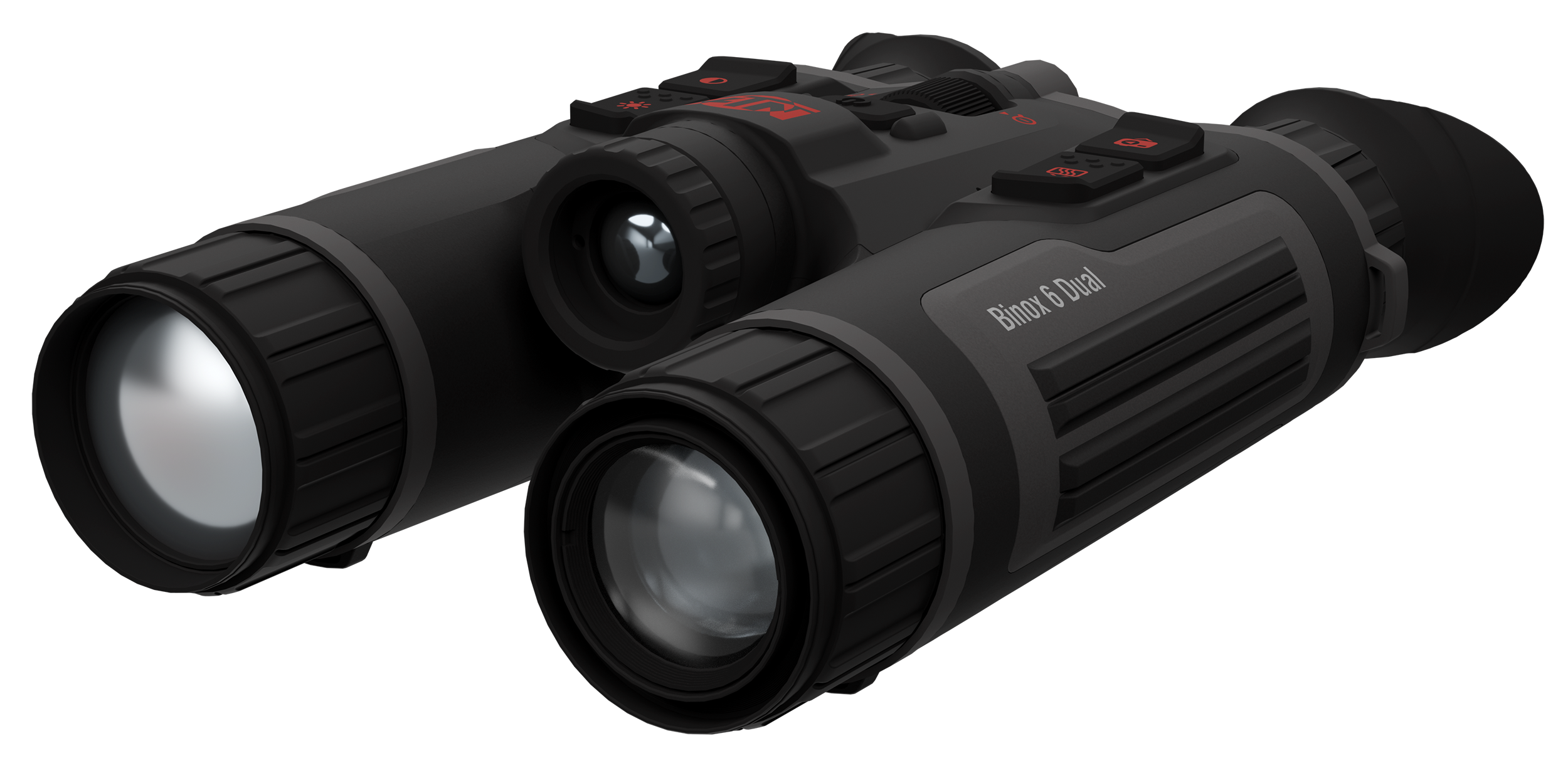 ATN Binox-6 Dual, Day/Night/Thermal Multi Spectral Binocular, Thermal: 256x192, Day/Night 4K UHD, built-in LRF-MSBNB6225A
