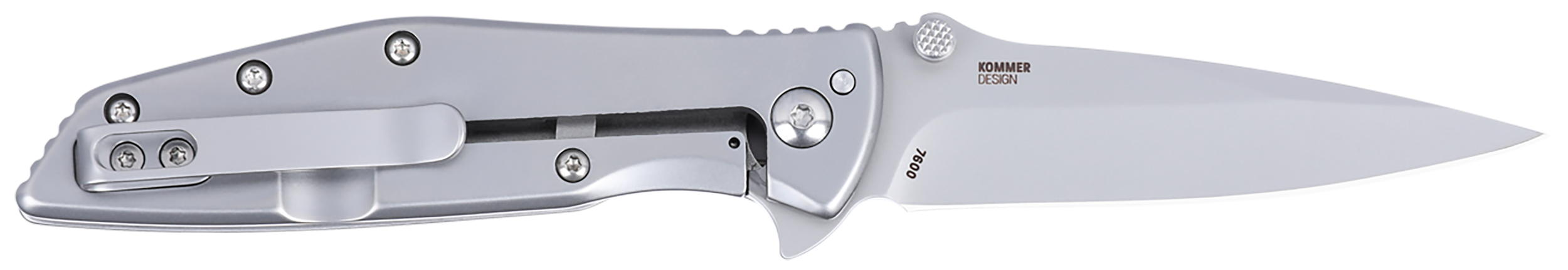 CRKT - 7600 - SLAG EDC 2.95 Folding Plain Stainless Steel Knife