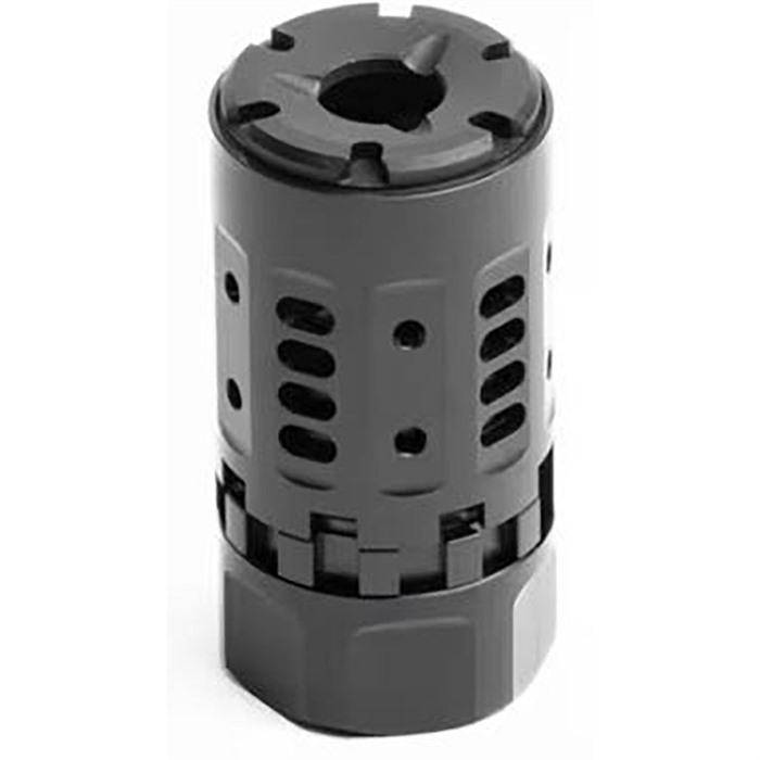 Pyro 2.0 Enhanced Muzzle Brake W/Sd500 Booster & .45 Cal Cap - Pyro 2.0 Muzzle Brake W/Sd500 Booster & .45 Cal Front Cap