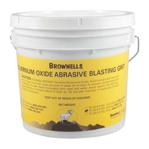 Aluminum Oxide Abrasive Blasting Media  120 Grit Coarse 15 lbs