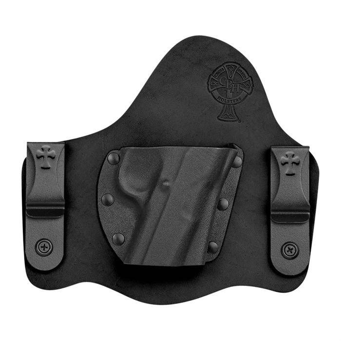 CrossBreed Holsters SuperTuck Walther PPK Holster Right Cowhide Leather/Kydex, Black
