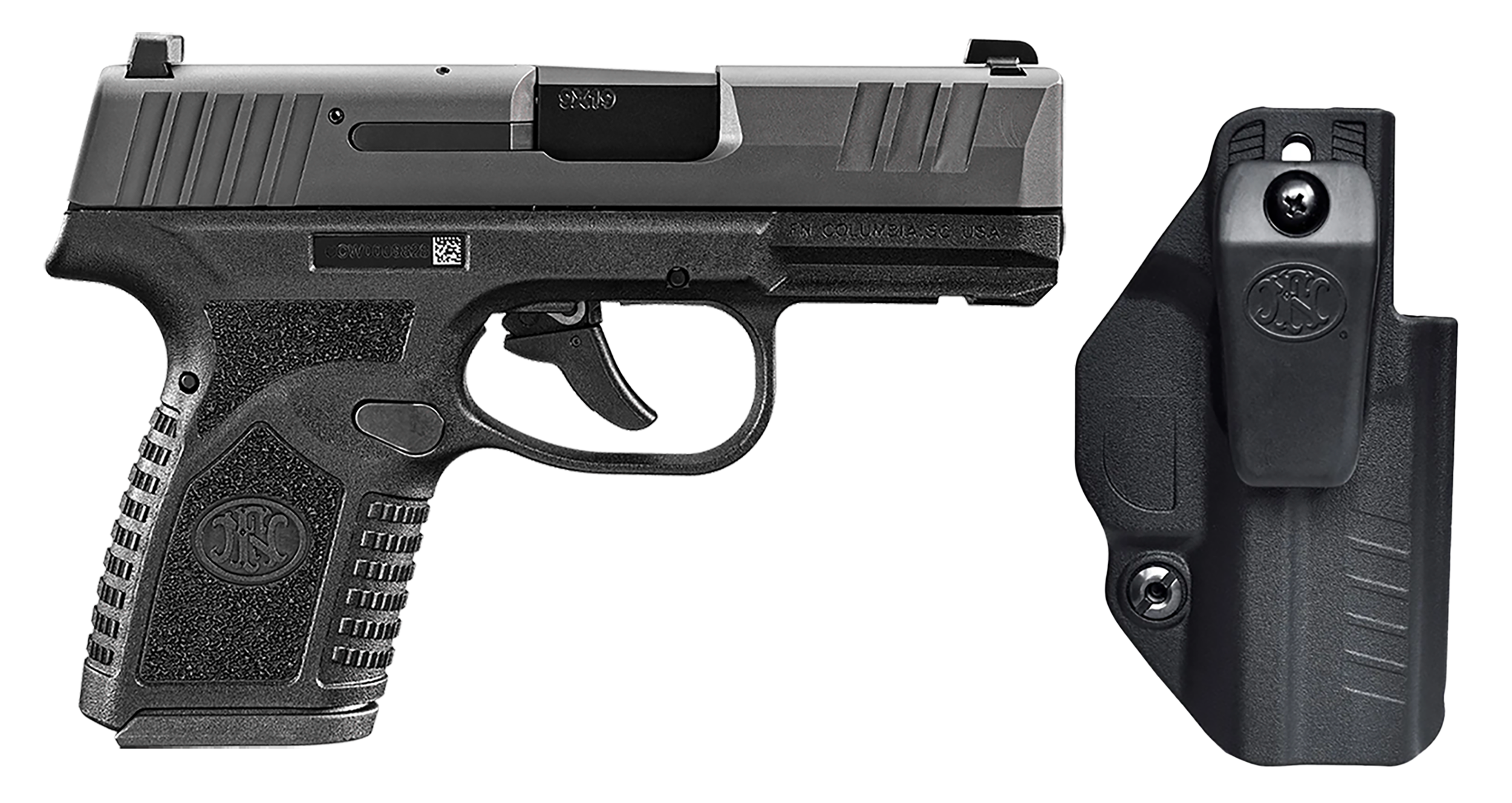 FN(R) - 66-102357 - Reflex MRD 9mm Luger 3.3" Semi Auto 10+1 Black Pistol