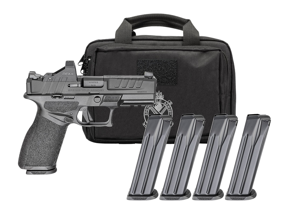 Springfield Armory(R) - EC9409BFCLCPAC - Echelon 4.0FC Gear Pac 9mm Luger 4" Semi Auto 10+1 Black Pistol