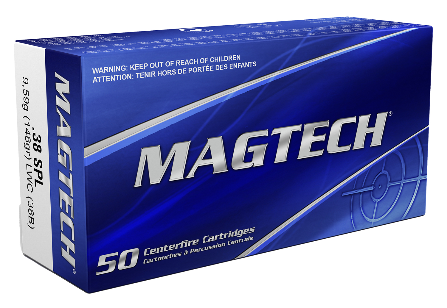 Magtech Range/training 38 Special 148 Grain Lead Wadcutter 38B (Box)