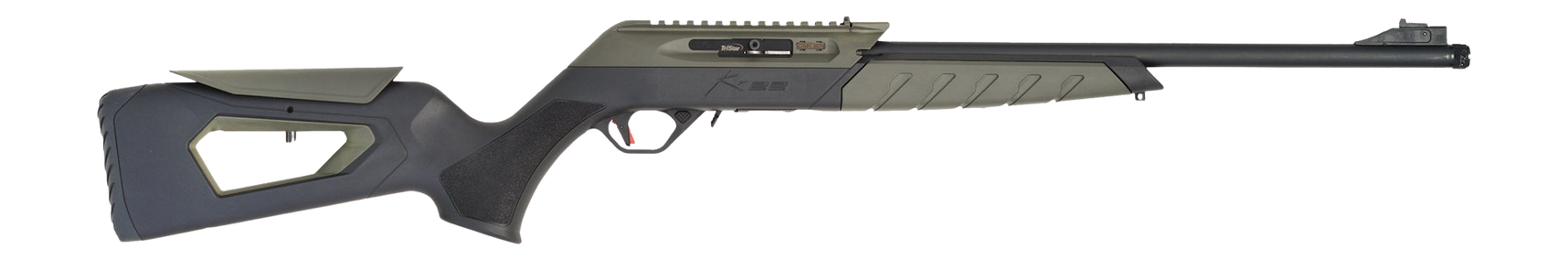 TriStar Arms(R) - 60003 - KR22 22 LR 10+1 18.6" Semi-Auto OD Green Rifle