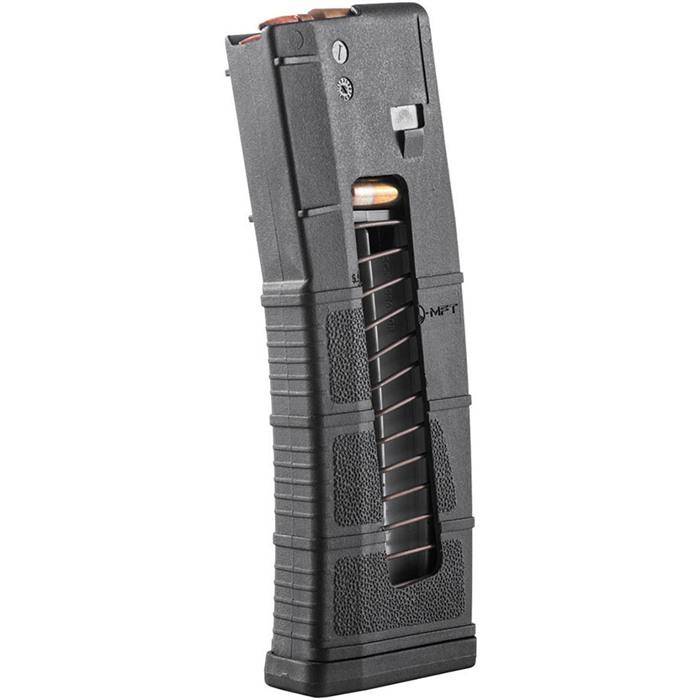 5.56 Nato 10rd Pinned Rifle Mag W/30rd Body For Ar-15 - 5.56 Nato 10rd Pinned Mag W/30rd Body For Ar-15 Blk
