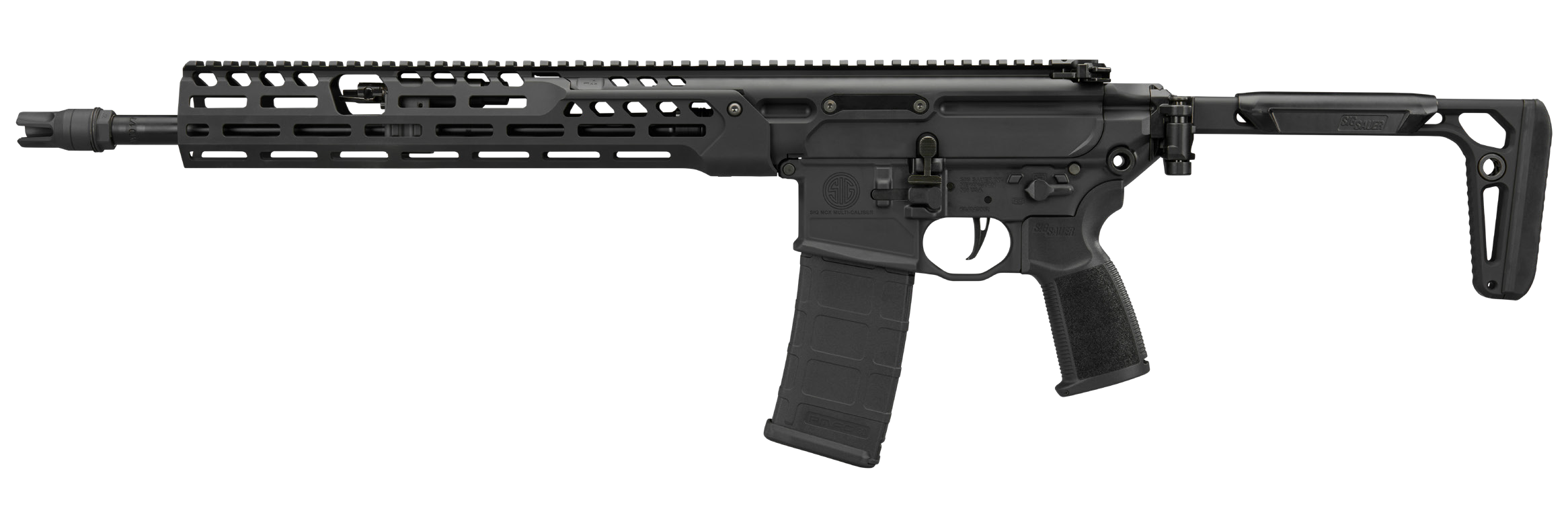 Sig Sauer(R) - RMCX-556N-16B-LT-B - MCX Spear LT 5.56 NATO 16" Semi Auto 30+1 Black Rifle