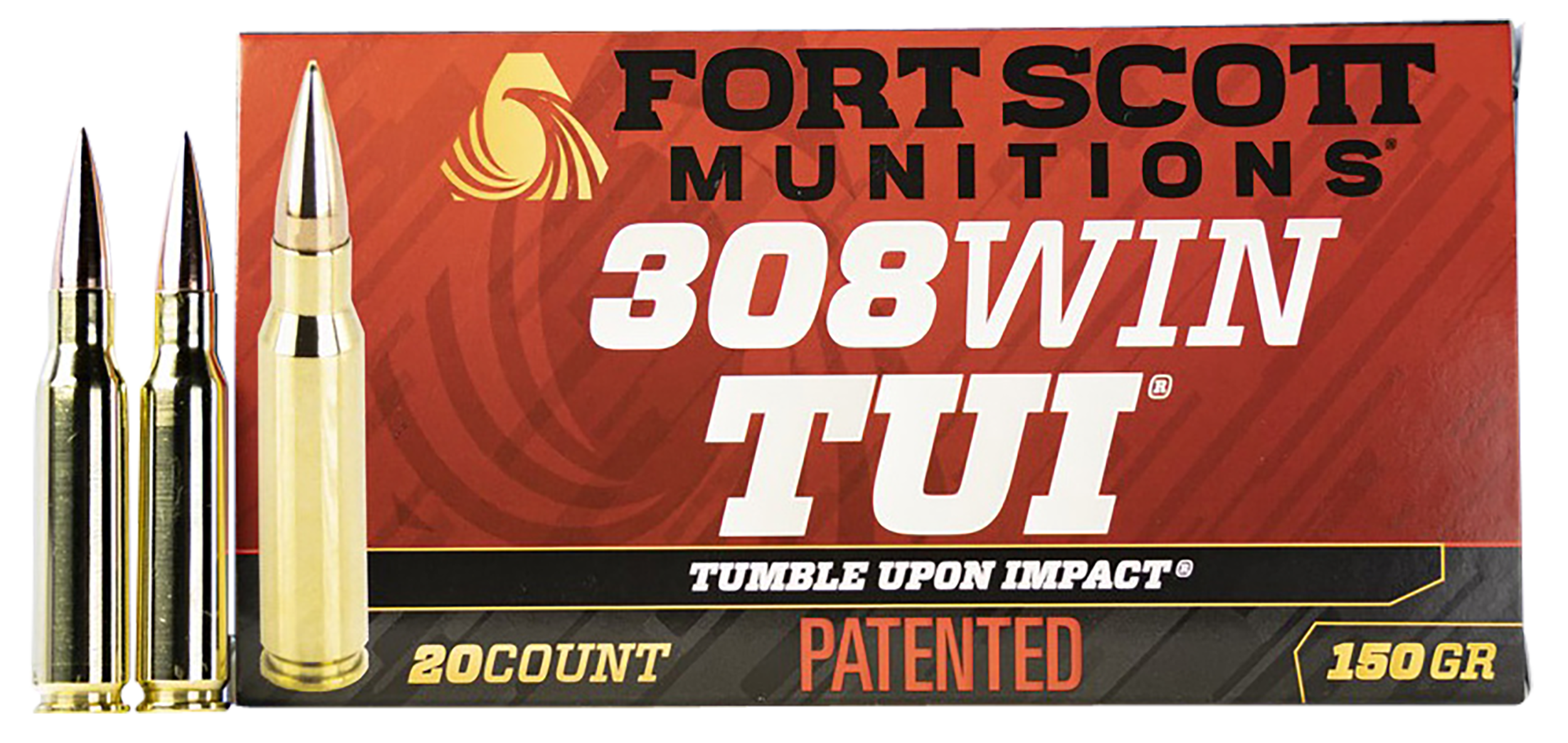 Fort Scott Munitions Tumble Upon Impact 308 Winchester 150 Grain Solid Copper Spun (Box)