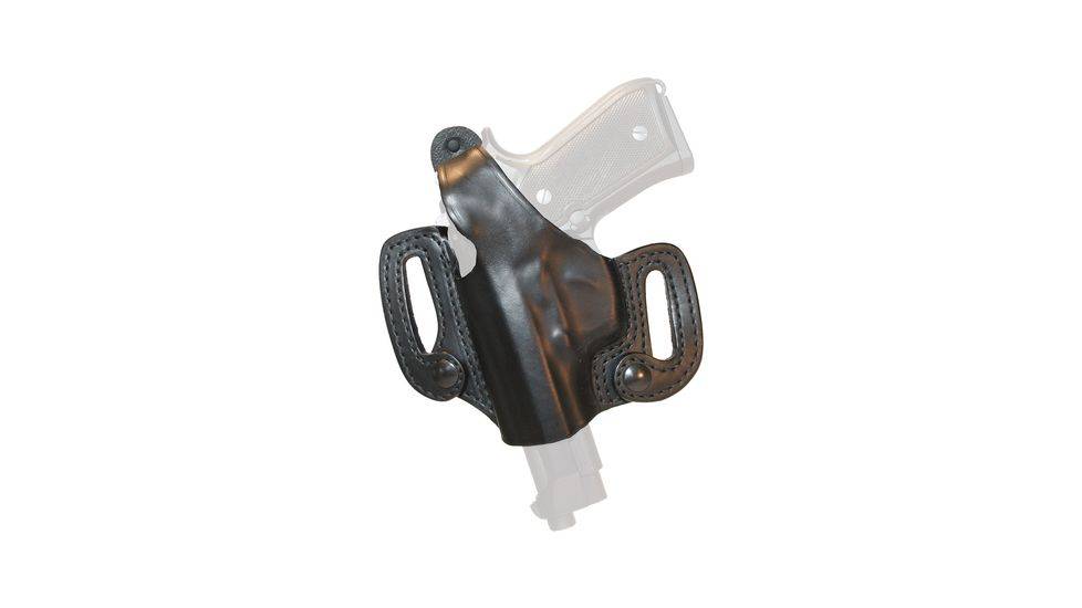Blackhawk Detachable Leather Slide Holster  Black  Left Handed