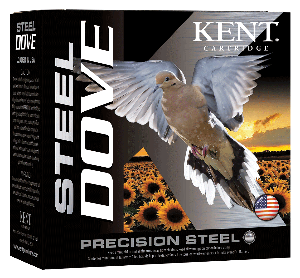 Kent Cartridge Steel Dove 12 Gauge 2.75 1 oz 6 Shot K12SD286 (Box)