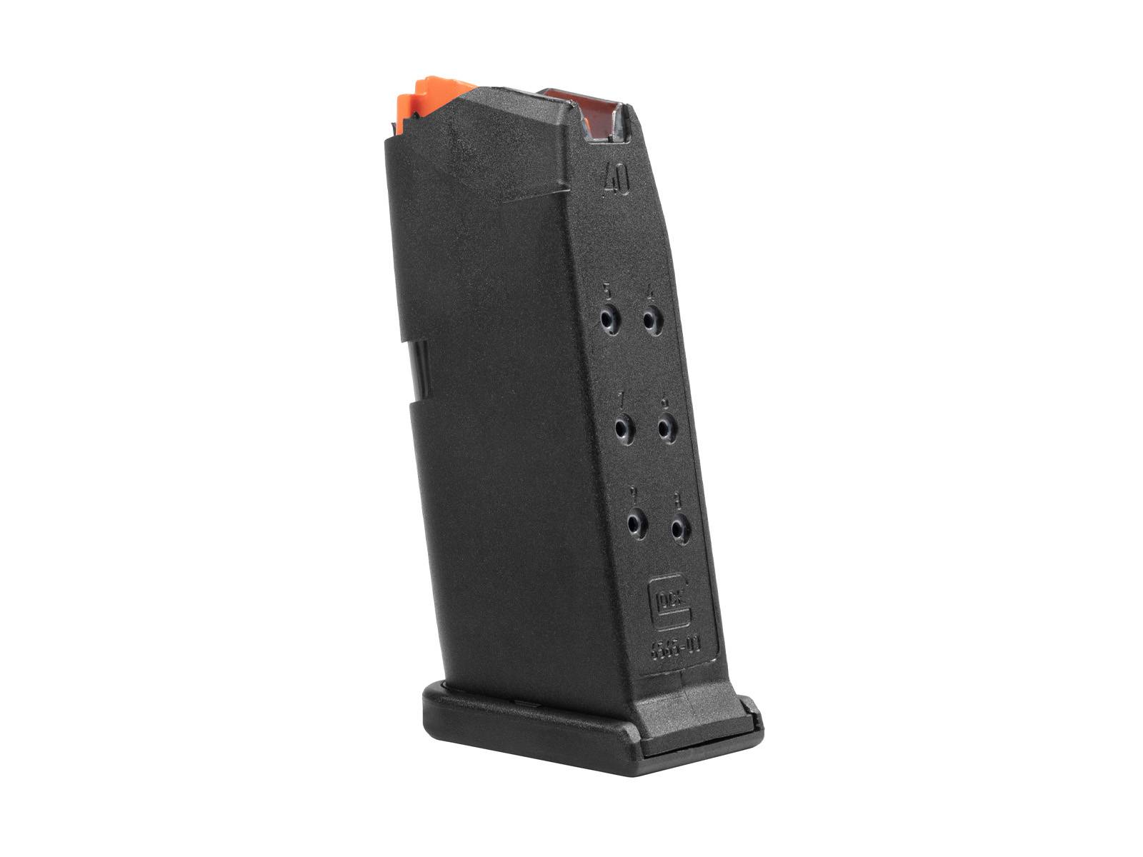 40 S&W Magazine W/Orange Follower For Glock(R) 27 Gen 5 - Mag 40 S&W 9rd For Glock 27 Gen 5 Blk W/Orange Follower